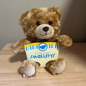NWT - Build-A-Bear Smallfrys - Read - Furry Brown Bear